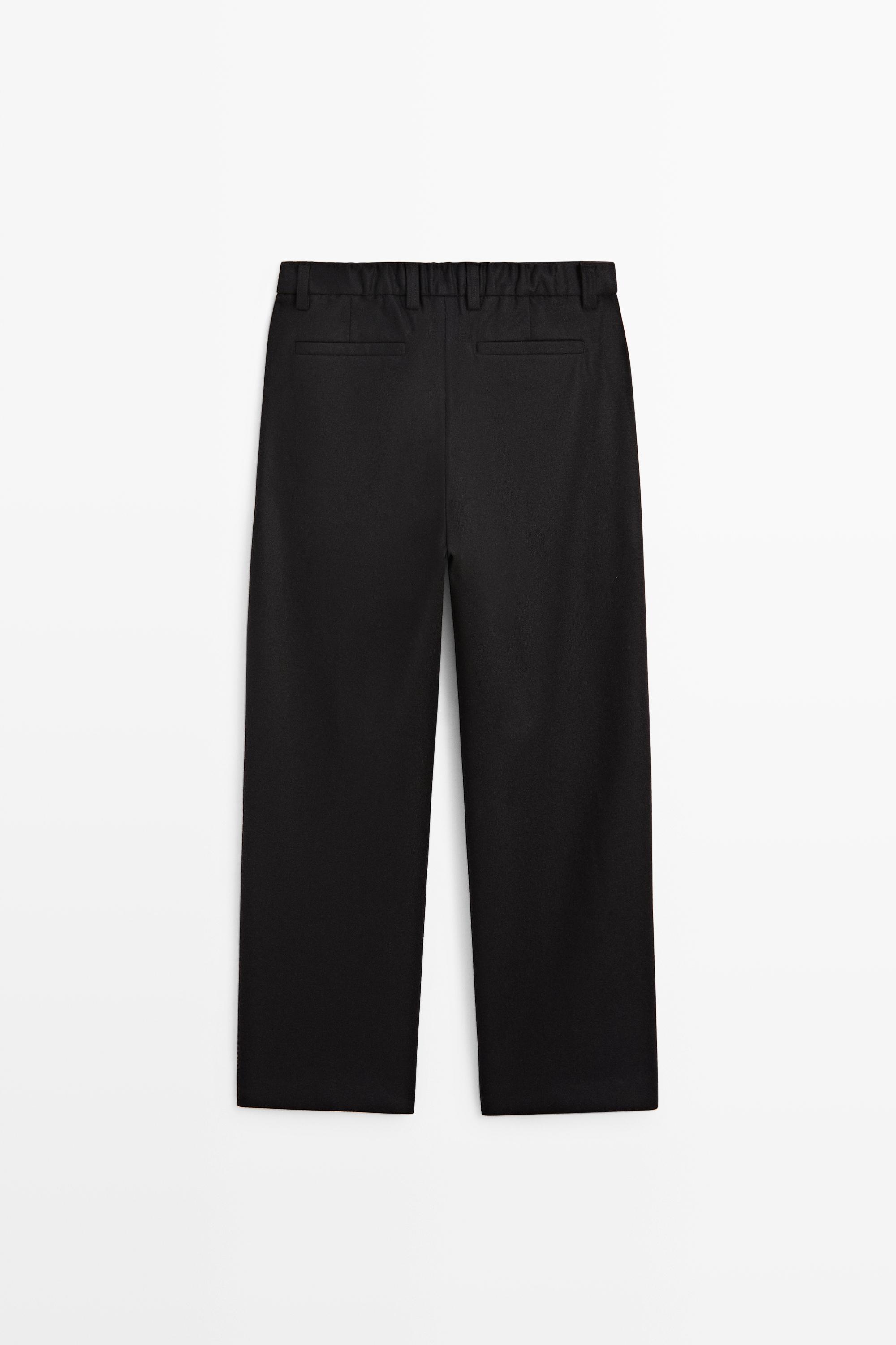 100% Wool Total Look Pants