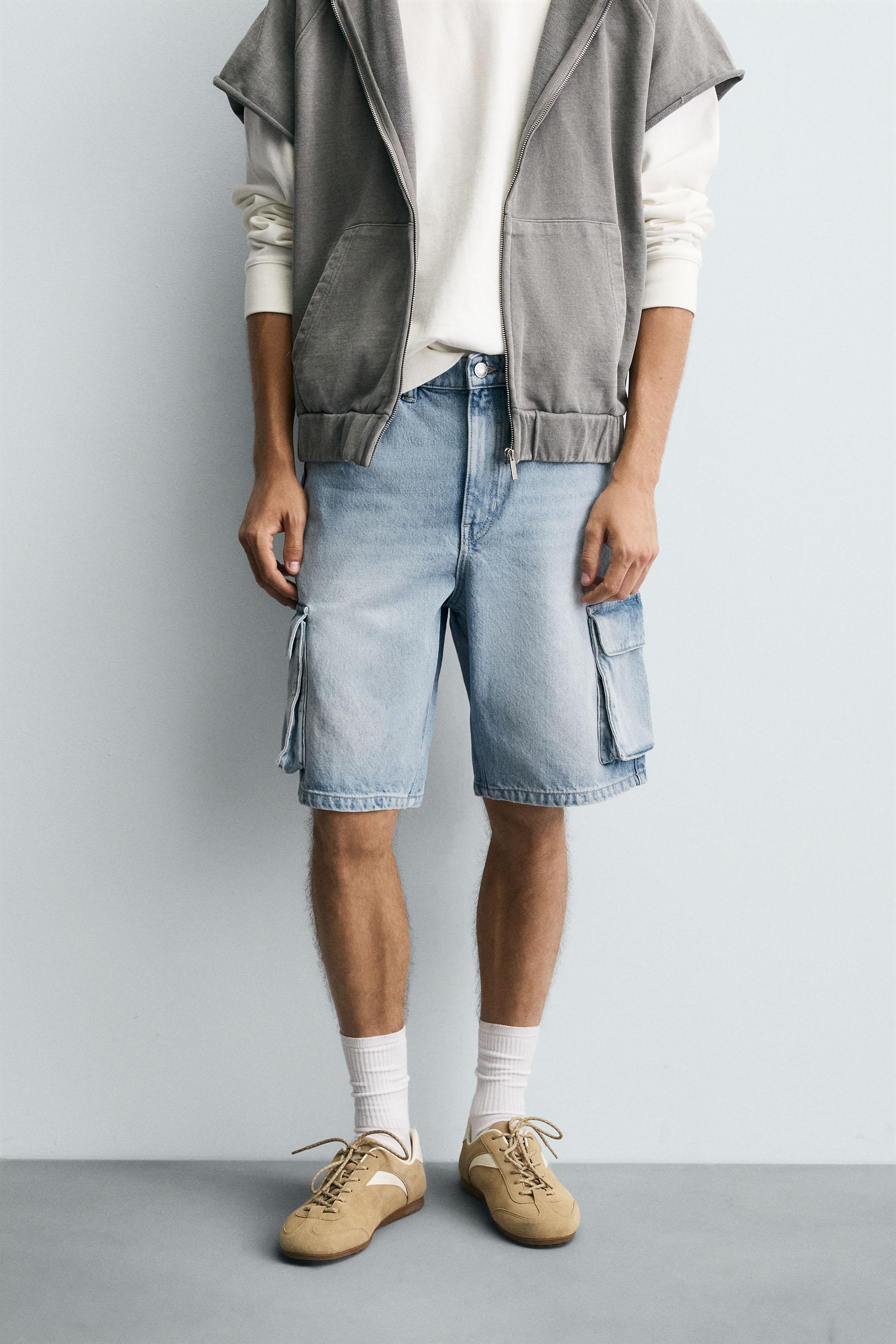 ブルーショートパンツ – メンズ | 最新コレクション | ZARA 日本