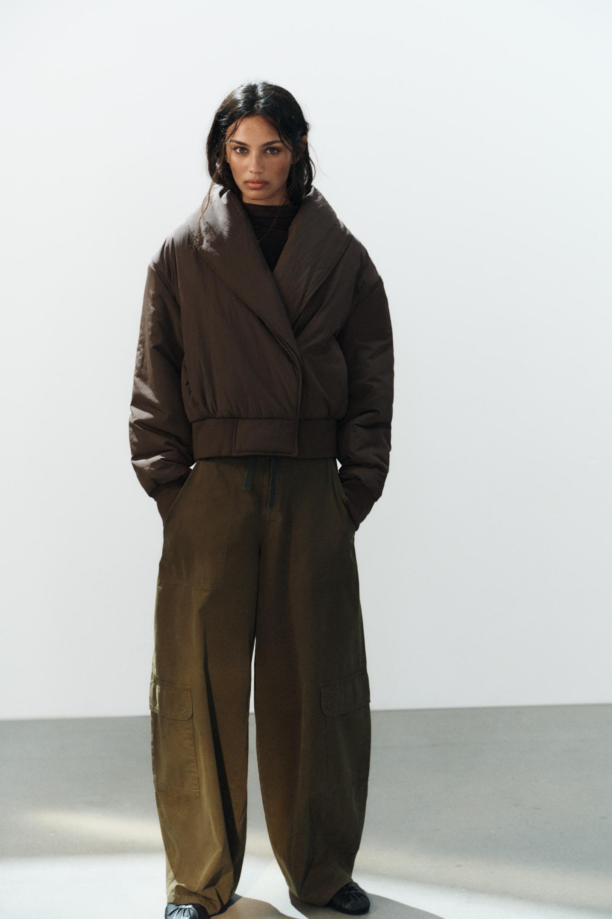 Double-Breasted Quilted Jacket by Zara