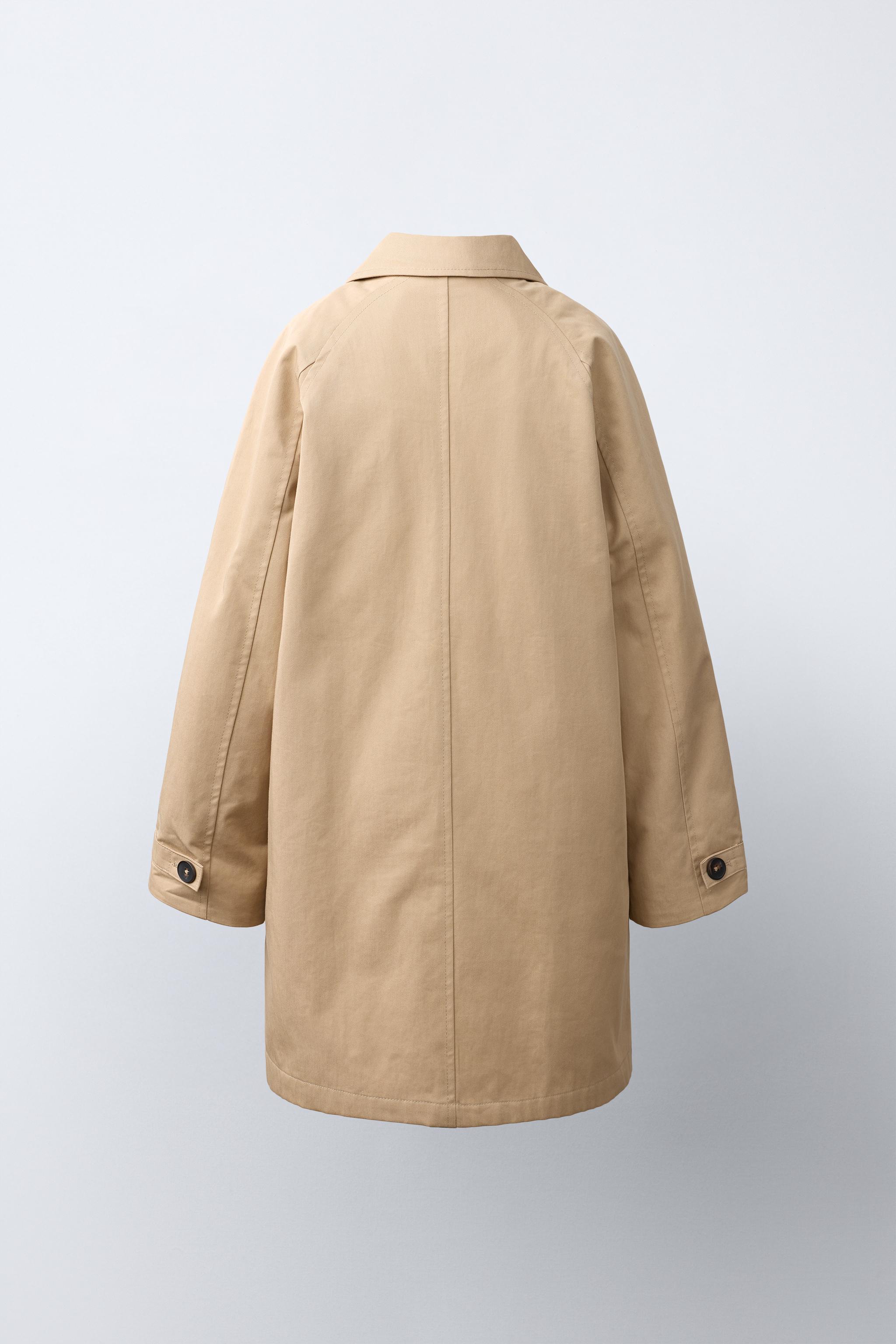 Детские куртки Zara QUILTED LINING TRENCH COAT — фото 5