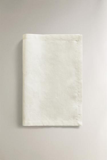 SET DE TABLE JACQUARD ROSES - Blanc de Zara - Image 1