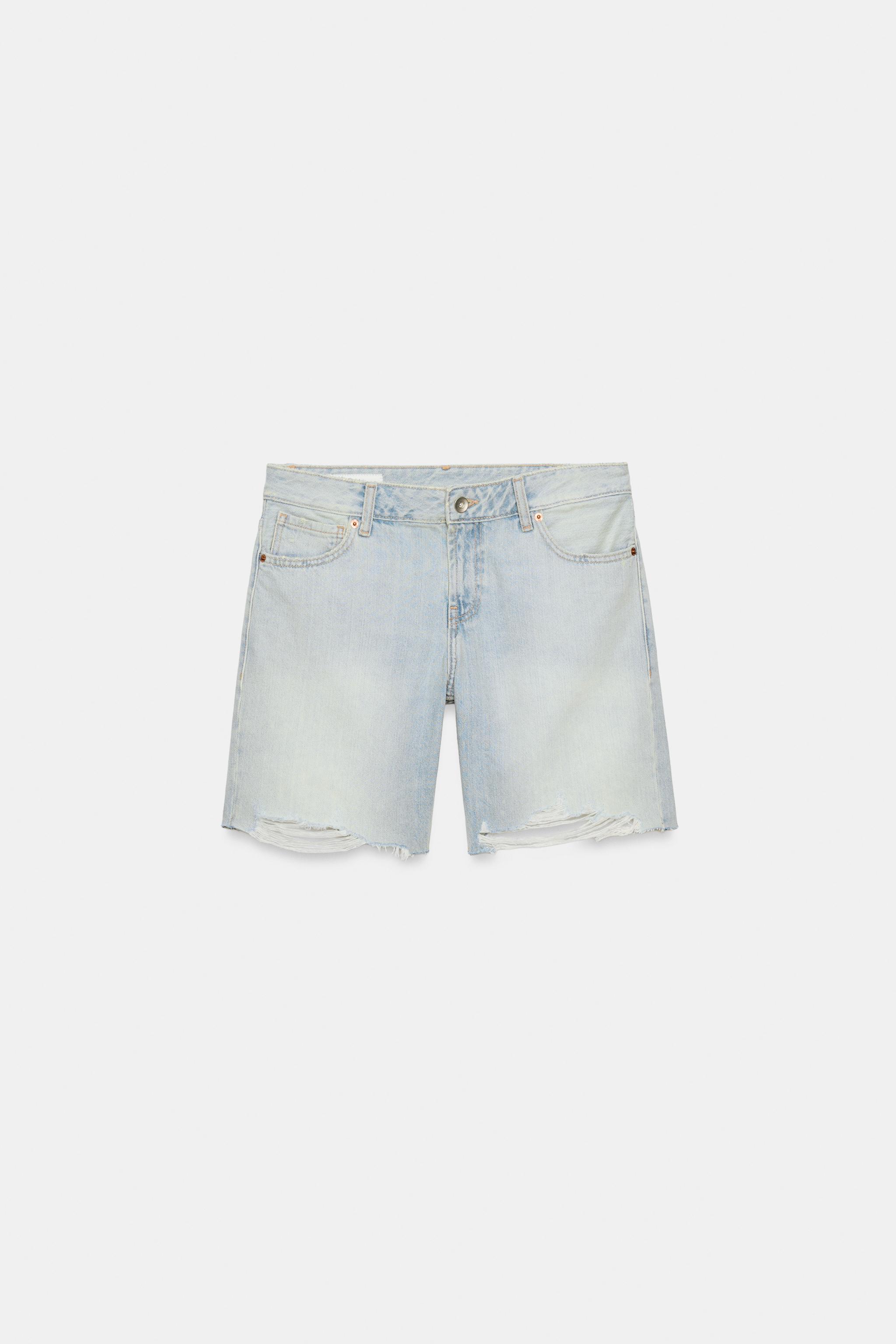 SHORT EN DENIM TRF TAILLE MOYENNE