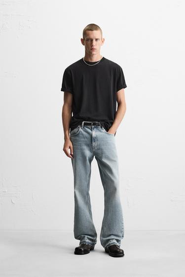 JEANS FLARE FIT - Azul de Zara - Imagen 0