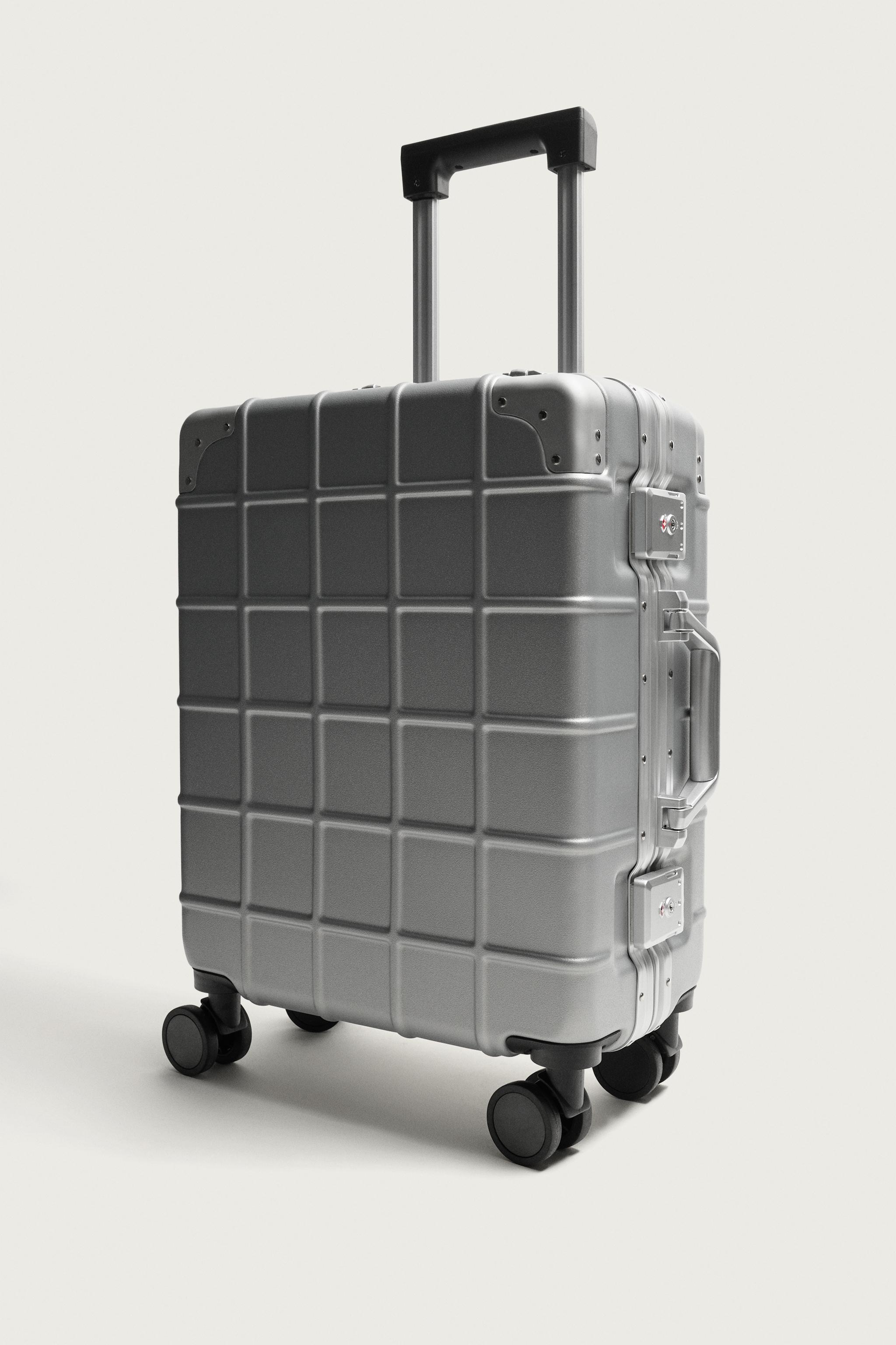 TRAVEL SUITCASE — Silver (alternate view)