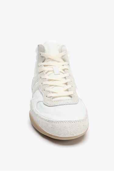 BASKETS MONTANTES - Blanc de Zara - Image 3