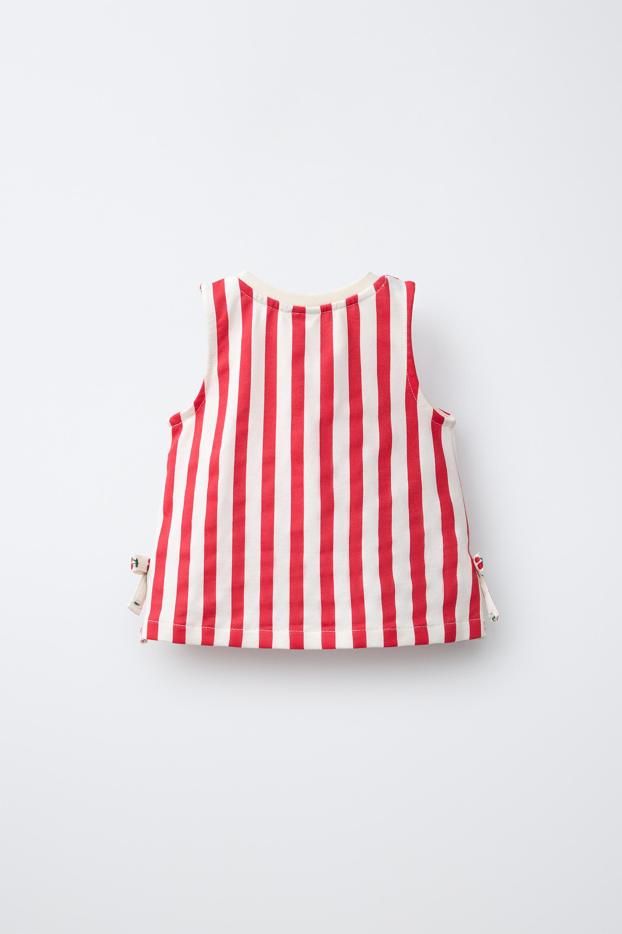 T-SHIRT RAYURES ET LACETS