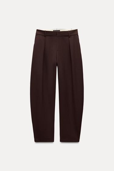 KALHOTY BARREL ZW COLLECTION - Hnědá od Zara