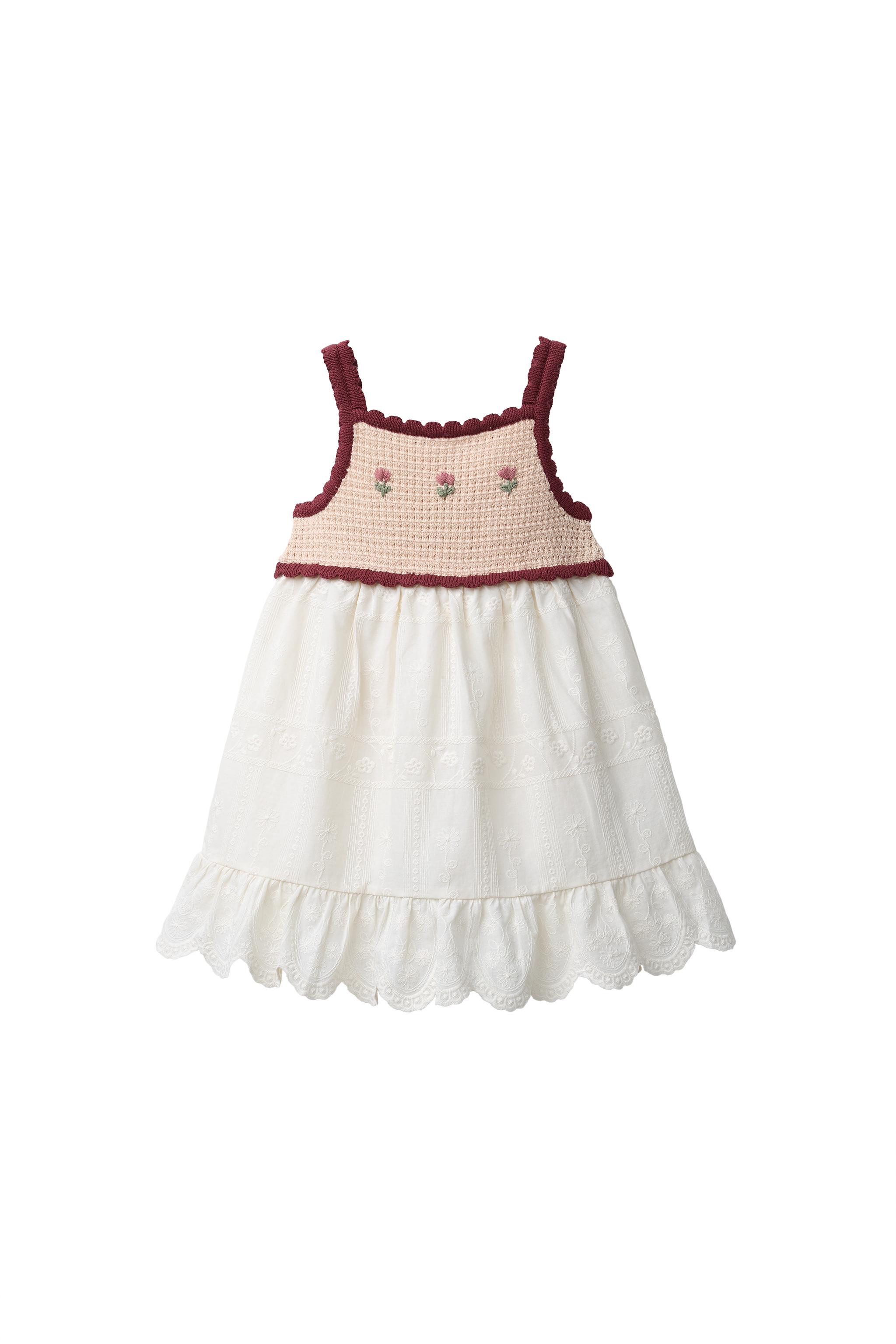 COMBINATION KNIT DRESS - Ecru | ZARA United States COMBINATION KNIT DRESS - Ecru | ZARA United States