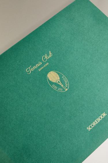 TENNIS SCORE NOTEBOOK - Green by Zara - Image 1