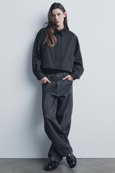 ZW COLLECTION JACKET WITH POCKETS - Black by Zara - Image 0