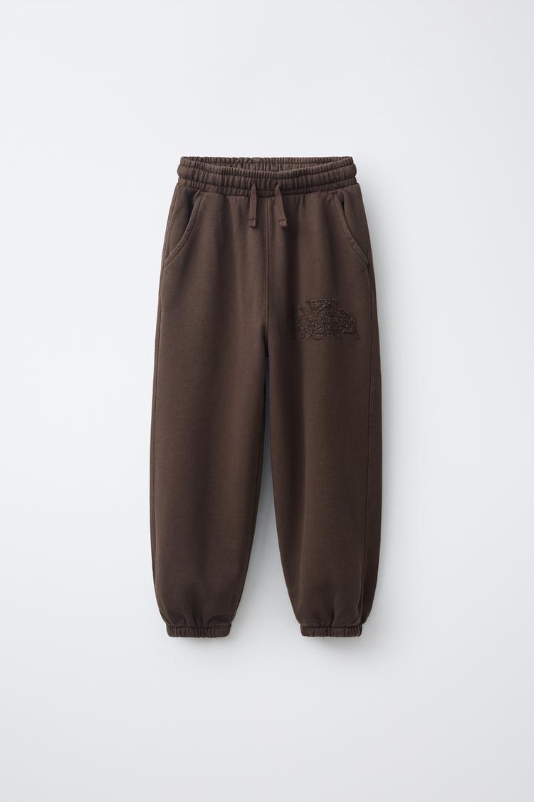 Pantalon jogger bordado