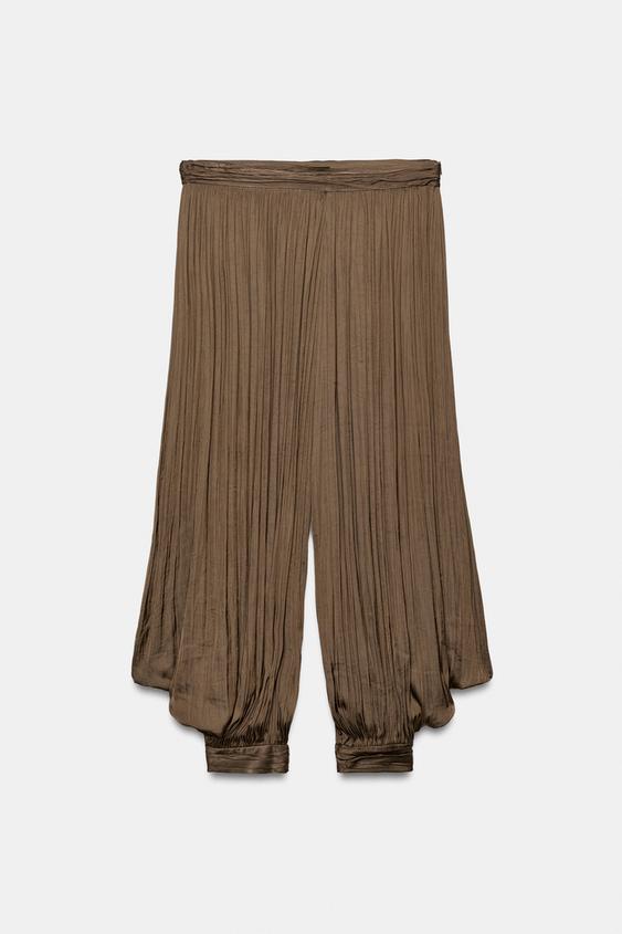 ZW COLLECTION SAROUEL TROUSERS - Tobacco by Zara - Image 0