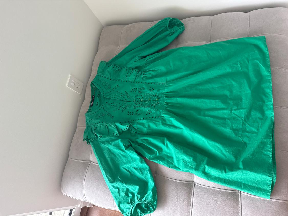 VESTIDO POPELÍN VOLANTES - Image 4