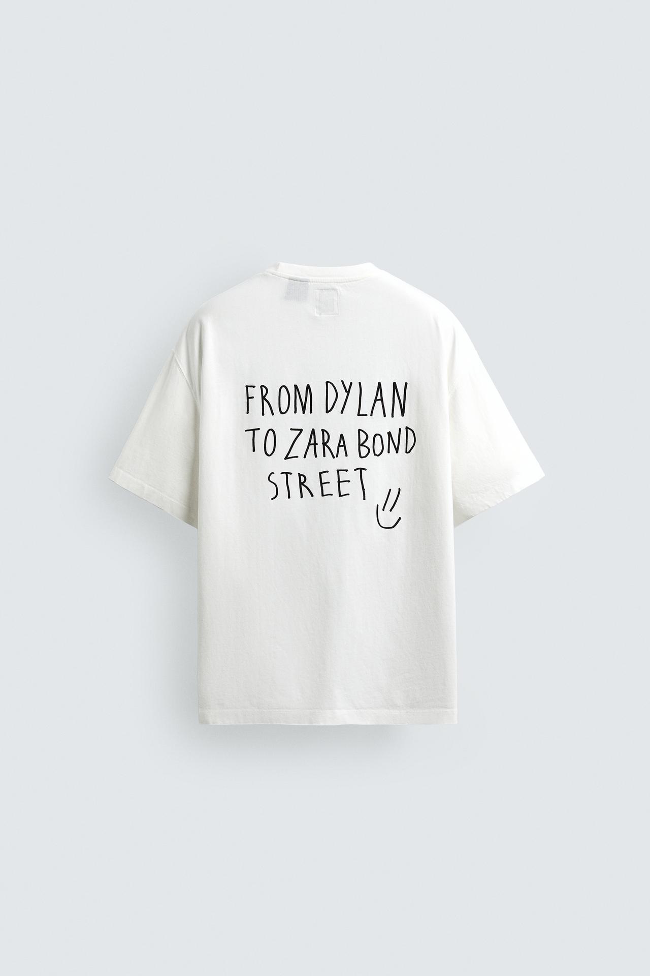 CASSETTE ILLUSTRATION T-SHIRT X DYLAN´S T-SHIRT CLUB X ZARA — Oyster-white