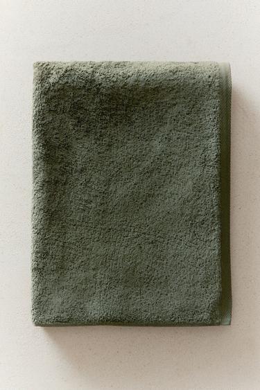 SOLID COTTON TERRYCLOTH BATH TOWEL (500 GSM) — Khaki 1