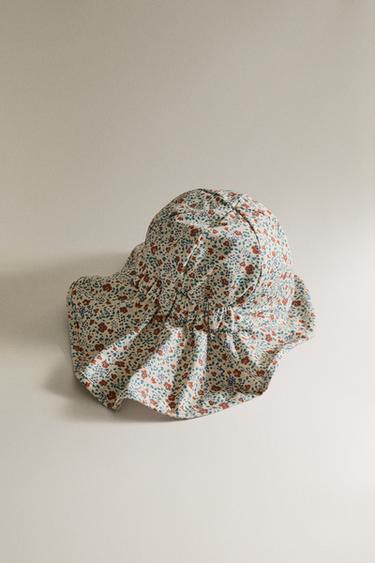 KIDS’ FLORAL BEACH HAT - Sand by Zara - Image 2