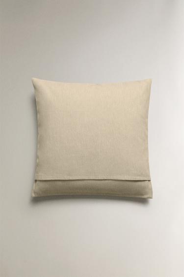 HOUSSE DE COUSSIN UNIE - Beige clair de Zara - Image 3