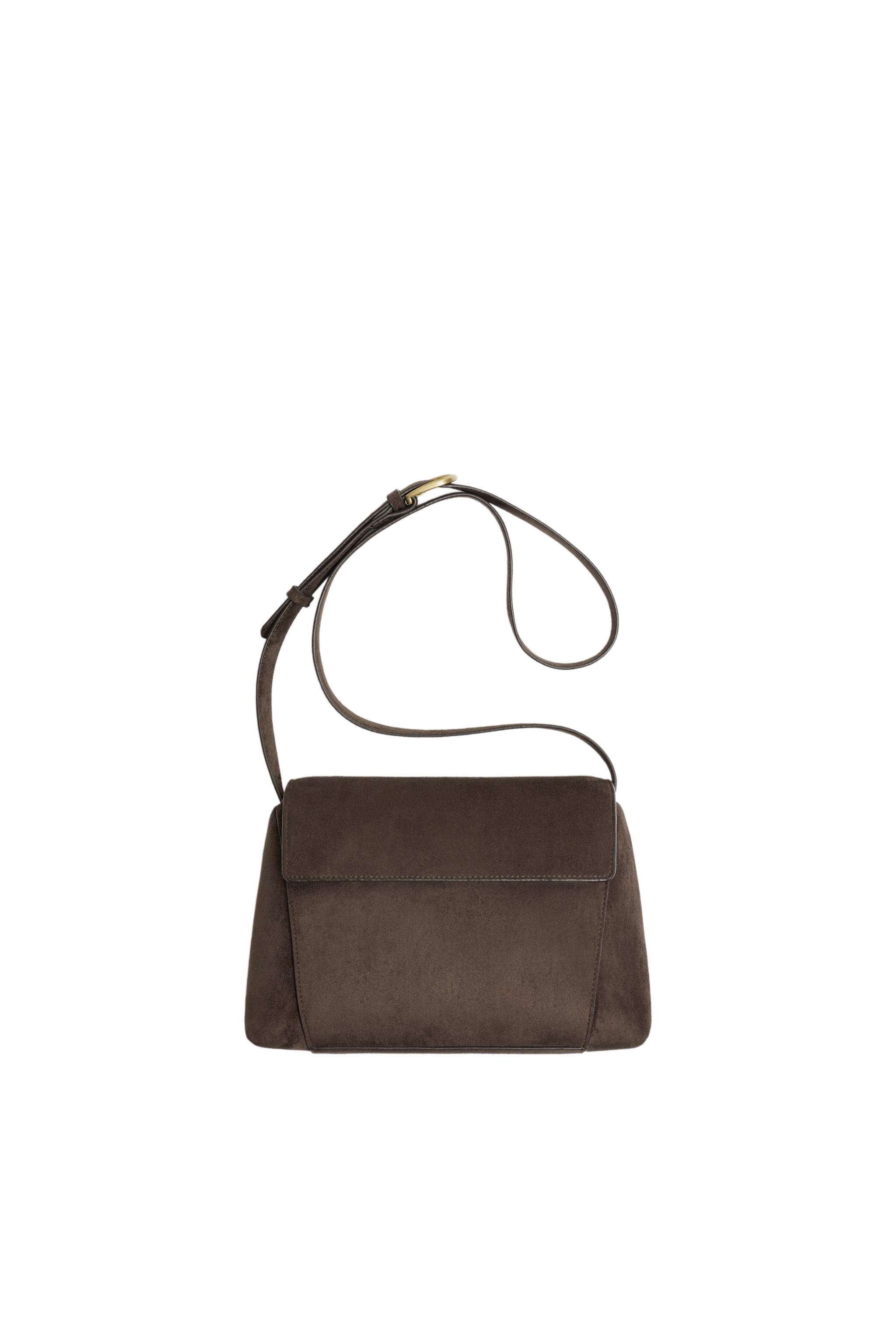 【るる】 BOLSA A TIRACOLO LISA - Marrom | ZARA Brasil