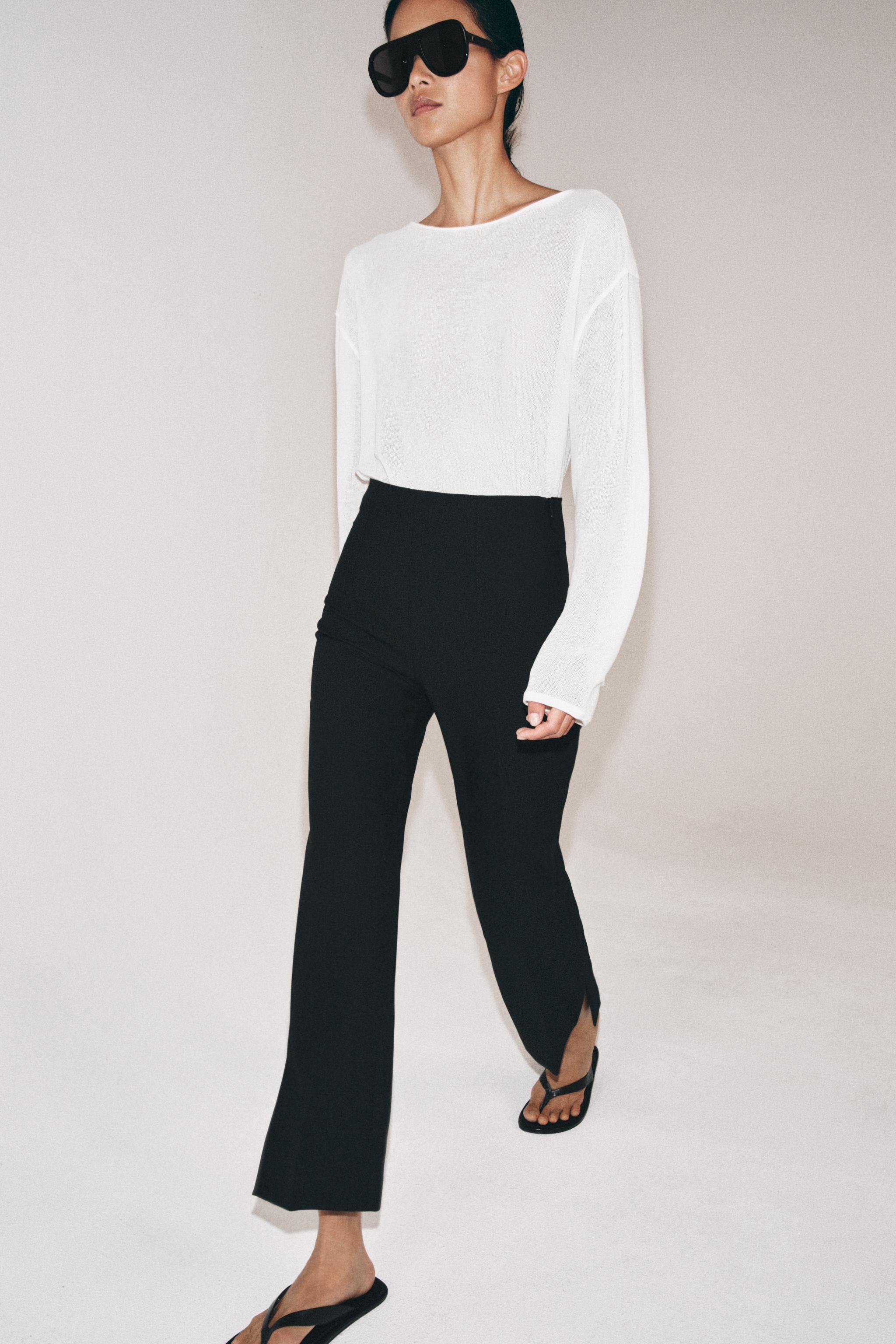 ZW COLLECTION YÜKSEK BEL CROP PANTOLON - Görsel 3