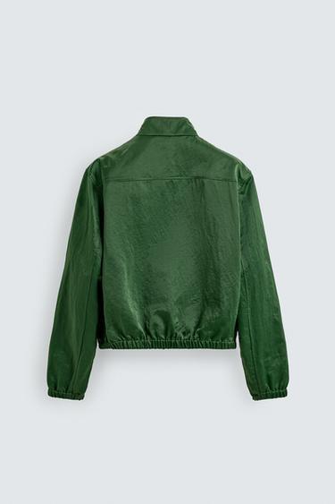 BLOUSON COURT TECHNIQUE - Vert de Zara - Image 7