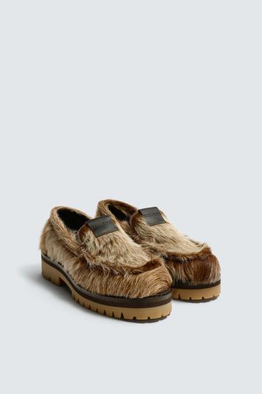 LTHR LFRS - Brown by Zara