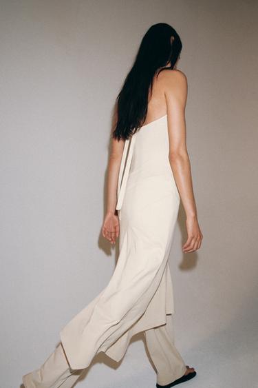 OPEN-BACK DRESS - Beige by Zara - Image 5