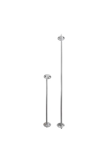 Zara SILVER METAL TOWEL RACK - Silver