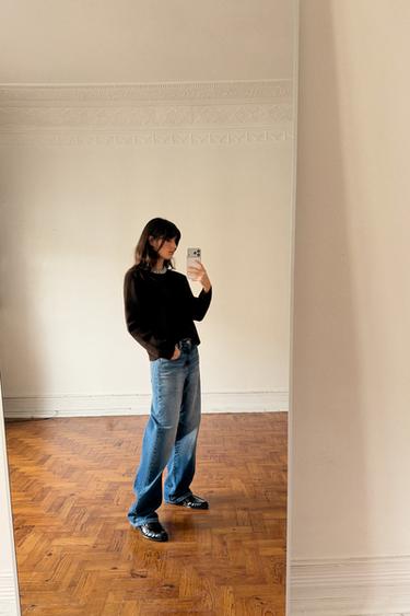 MOCASSIN FRONCÉ SOFT - Noir de Zara - Image 1