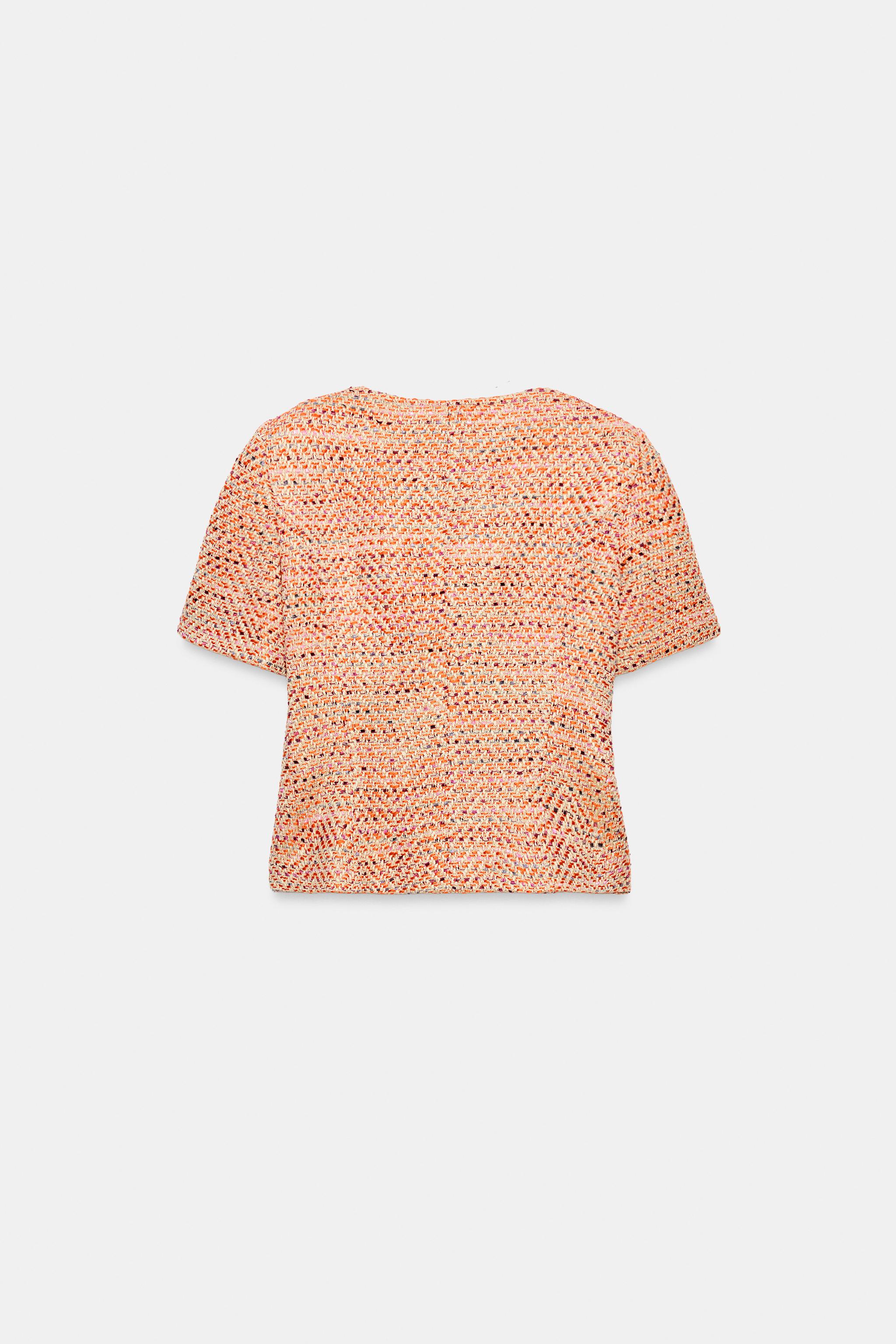 SHORT SLEEVE ROUND NECK BLAZER