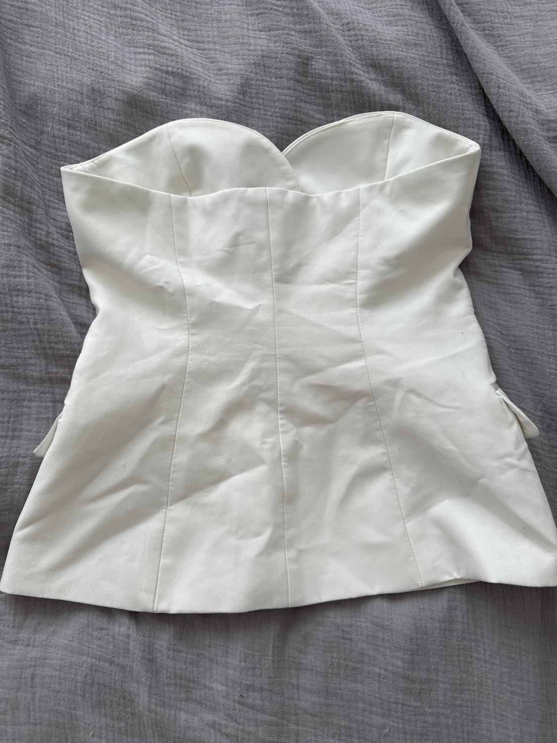 CONTRAST SATIN BUSTIER - Image 3