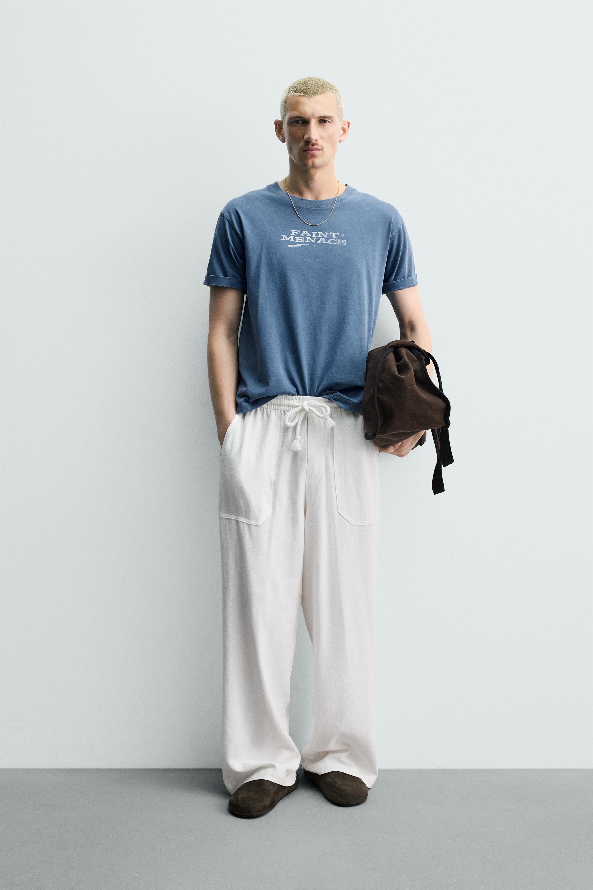 メンズ スリムフィットパンツ ホワイト YW37メンズスリムストレートパンツ(ホワイト/S)｜KAZEN公式オンライン