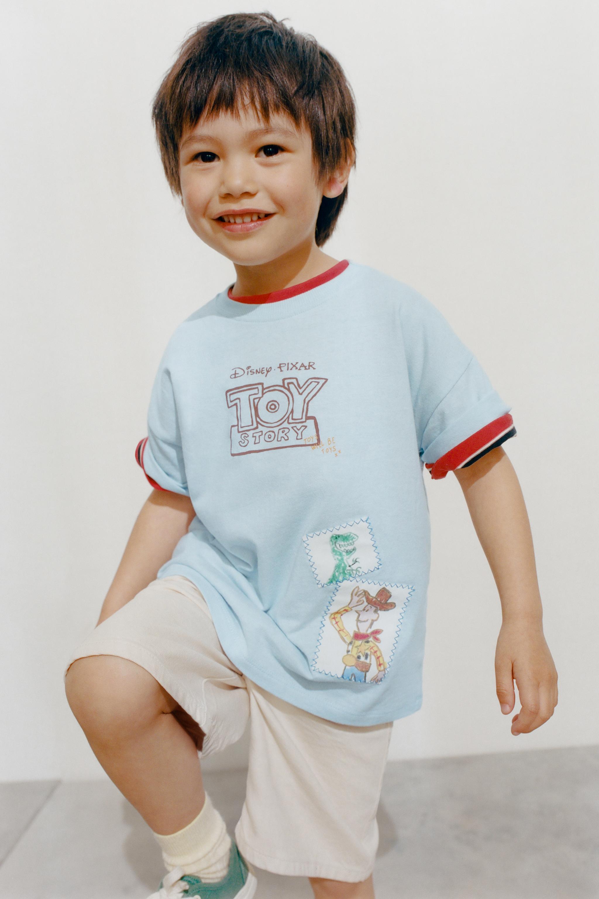 TOY STORY © DISNEY PIXAR PATCH T-SHIRT — Sky blue