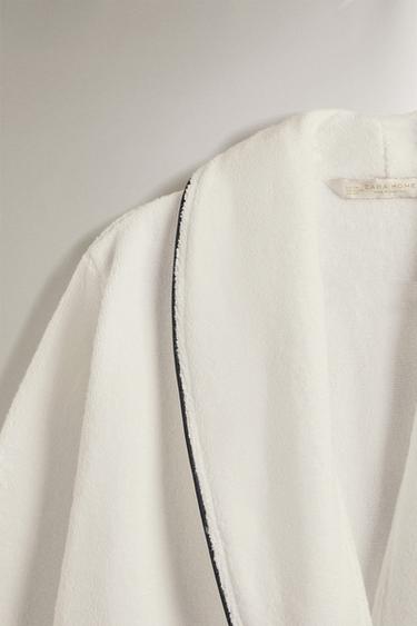 (400 GXM²) PEIGNOIR LISERÉ - Noir de Zara - Image 1