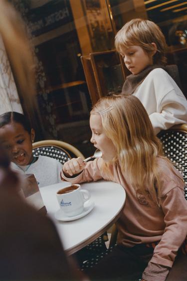 BONILLA A LA VISTA ® X ZARA EMBROIDERED T-SHIRT - Beige-pink by Zara