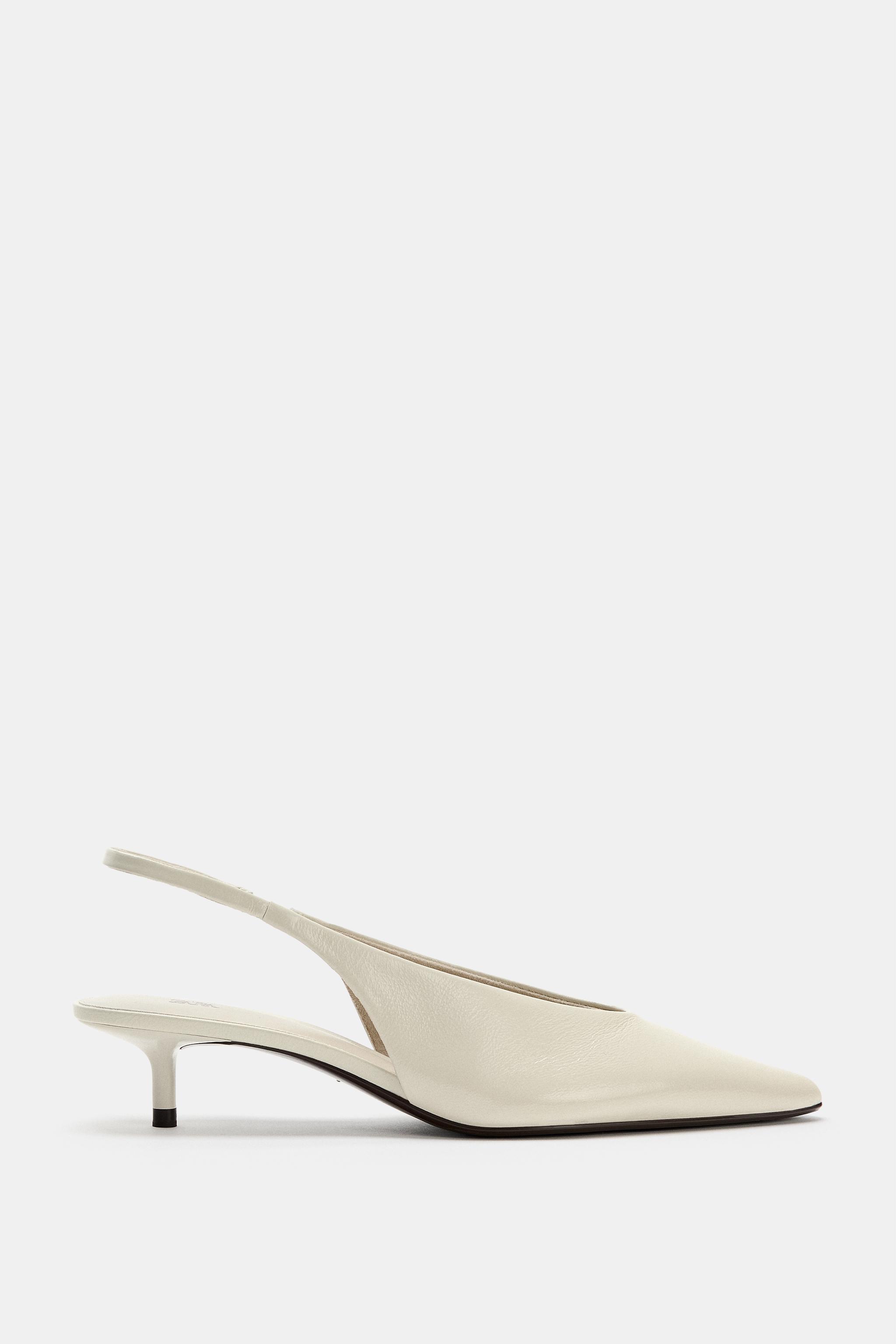 CHAUSSURES À TALONS KITTEN HEEL EN CUIR