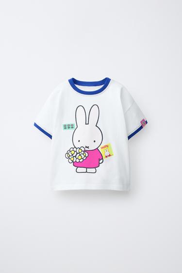 T-SHIRT CONTRASTE MIFFY™ MERCIS BV © - Blanc de Zara - Image 0