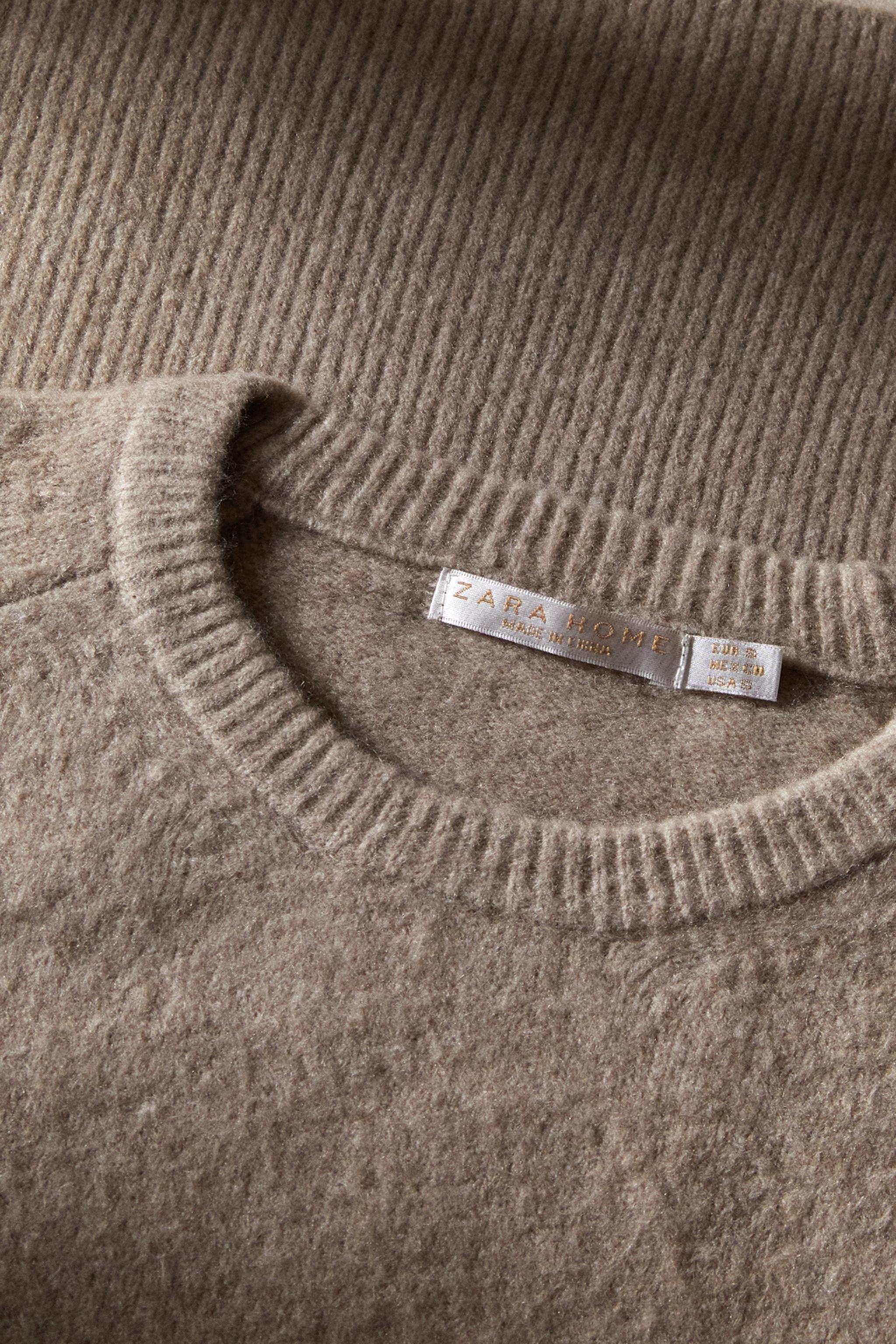 Zara on sale beige jumper