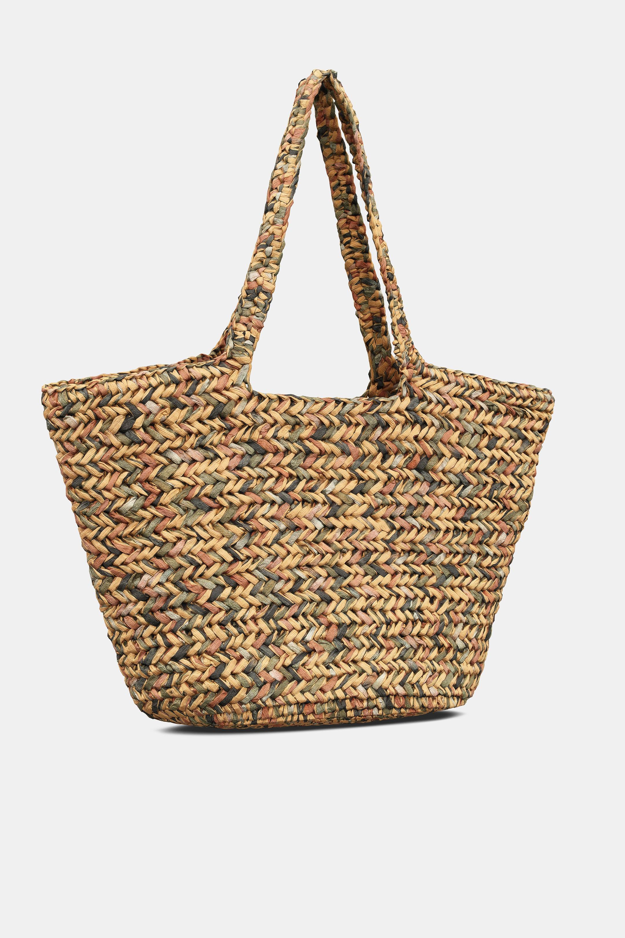 BRAIDED TOTE BAG - Light beige by Zara