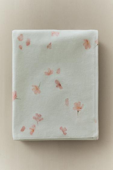 Zara FLORAL VELOUR BATH TOWEL - 多色