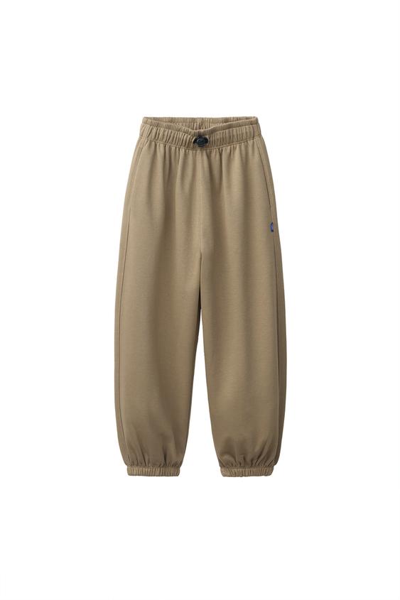 BALLOON PLUSH TROUSERS - Light brown de Zara - Imagen 0