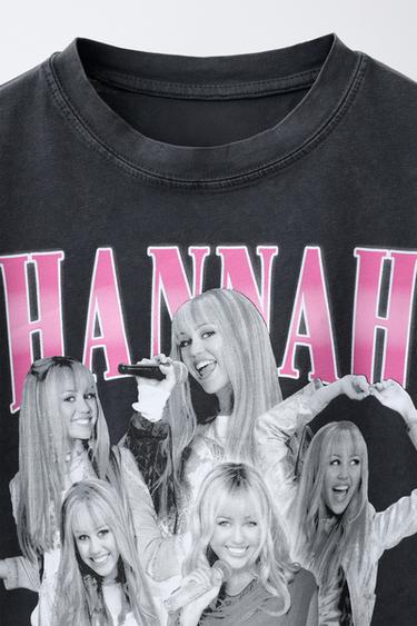 HANNAH MONTANA © DISNEY FADED T-SHIRT - Anthracite grey by Zara - Image 2