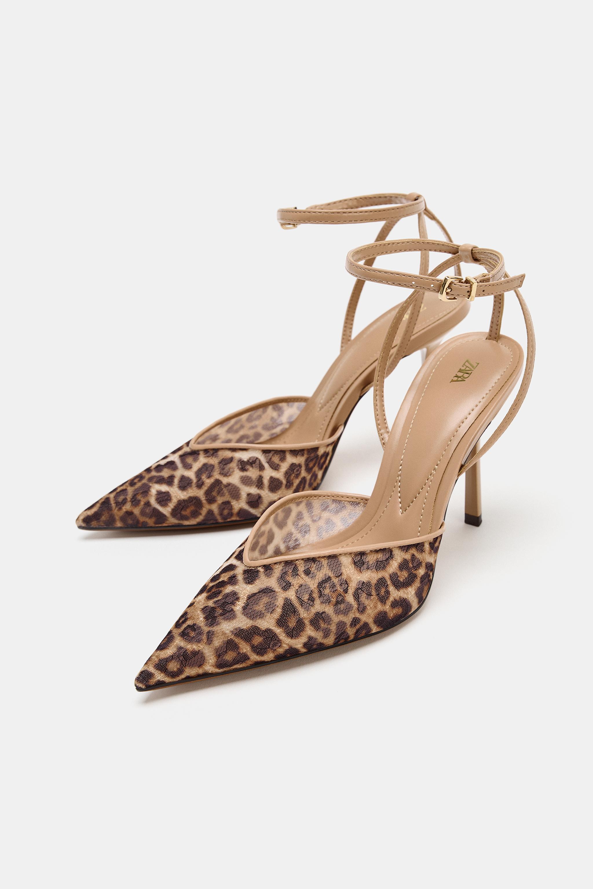 PRINTED MESH HEELS