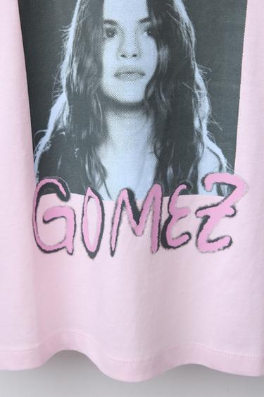 SELENA GÓMEZ © T-SHIRT - Pink by Zara - Image 3