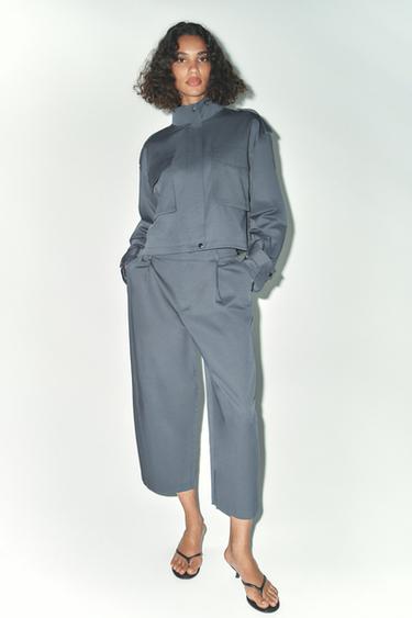 JACKET WITH POCKETS - Blue by Zara - Image 0