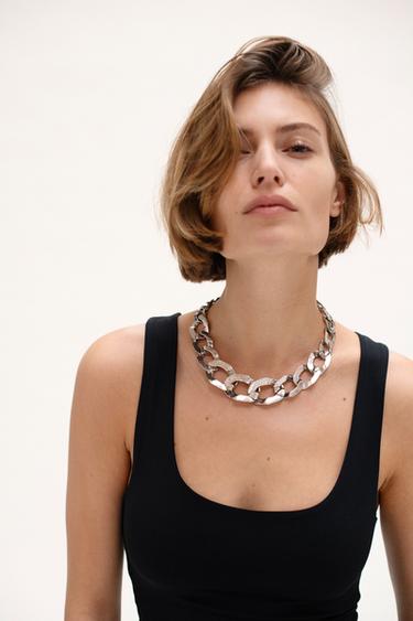 COLLAR CADENA - Plata de Zara