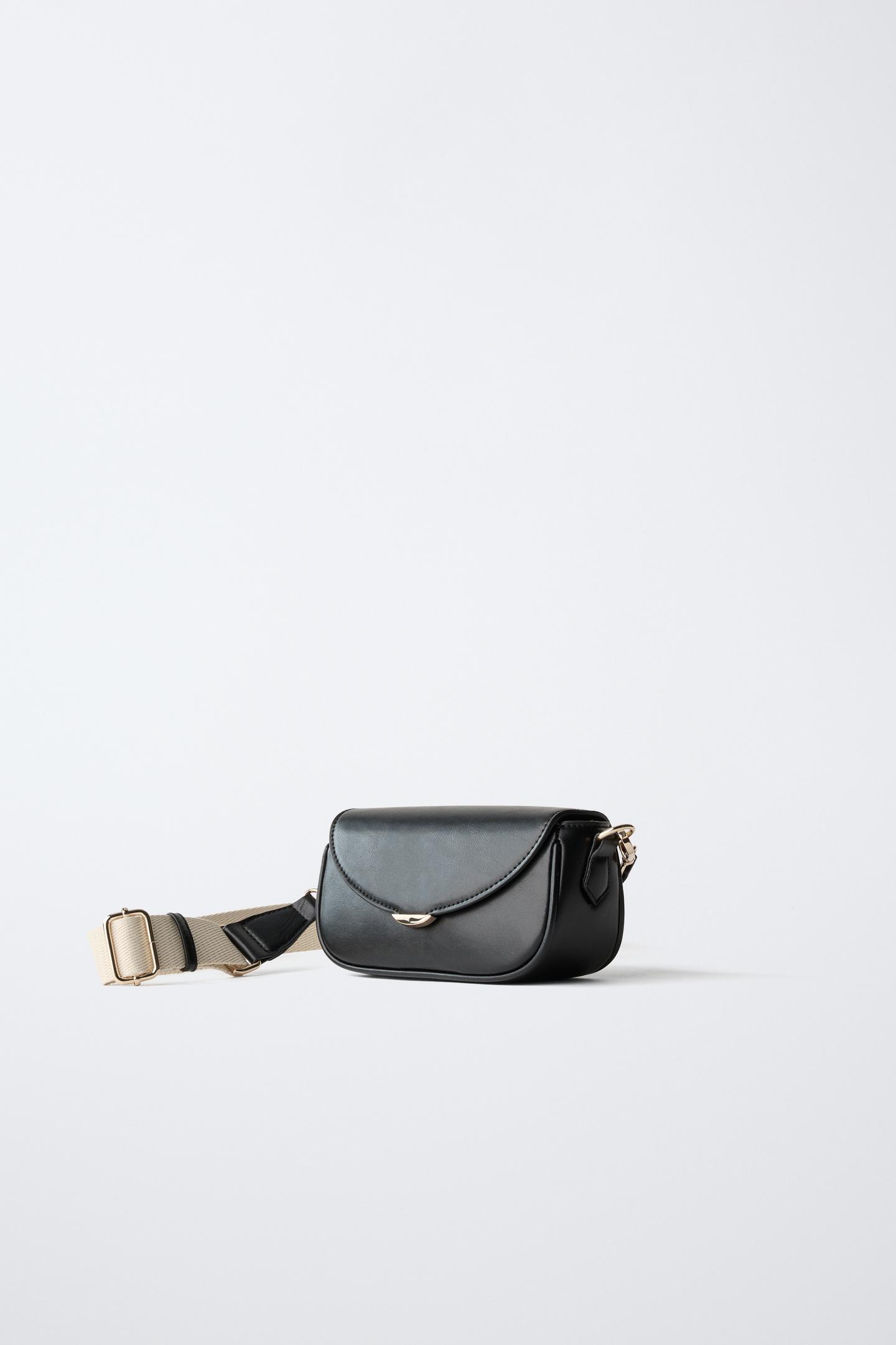 Детская сумка Zara Flap Crossbody, цвет: Чёрный — фото 2