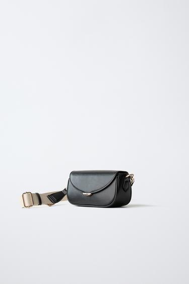 FLAP CROSSBODY BAG — Black 2