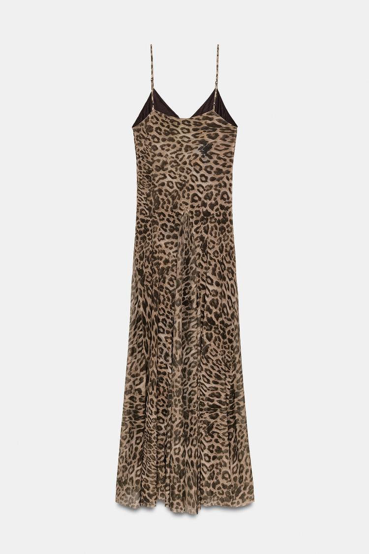 VESTIDO DE TUL CON ESTAMPADO ANIMAL 7
