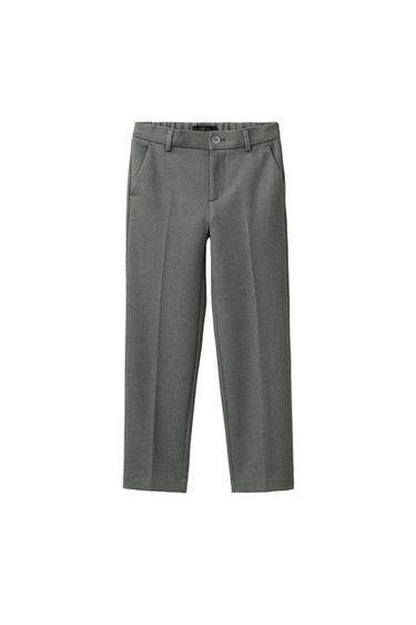 PANTALÓN TRAJE - Verde medio de Zara