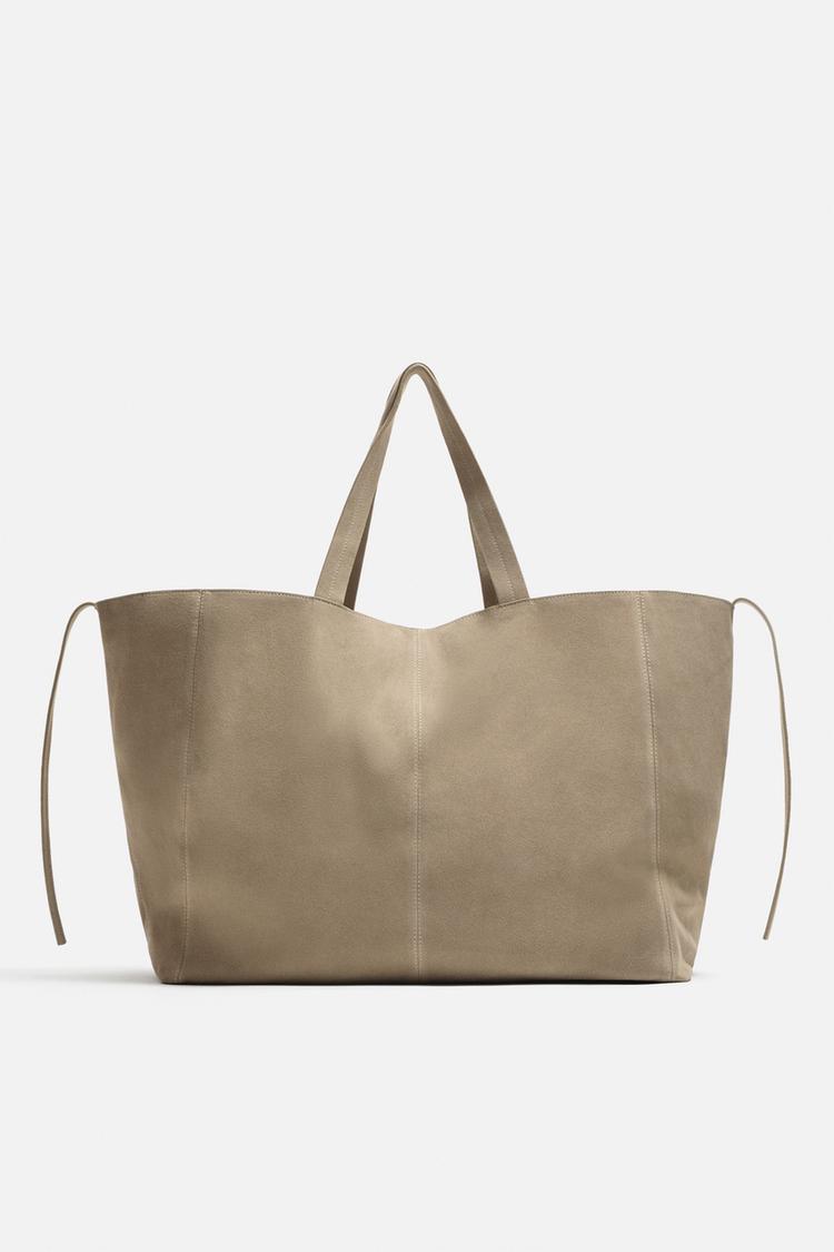 Bolso Shopper Bolsa Beige Zara Bolsos Tote De Mujer ZARA Colombia